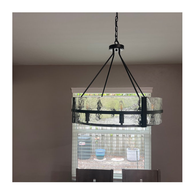 17 Stories 8-Light Dimmable Drum Chandelier & Reviews - Wayfair Canada